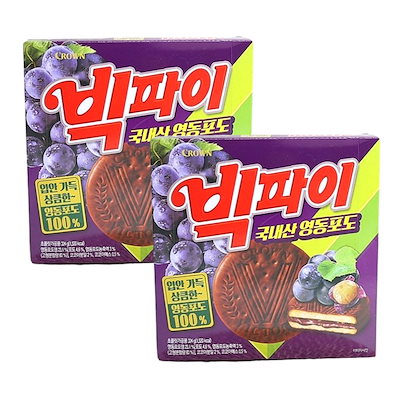 Qoo10] クラウン製菓 【2箱 / 3箱】ビッグパイ ヨンドンぶ