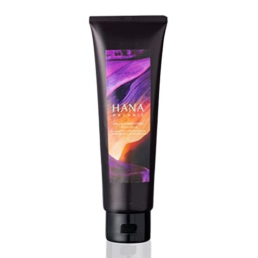 HANA ORGANIC カラーコンディショナー (ダークブラウン) 180G (1~2ヵ月分) ヘアカラートリートメント 白髪 ジアミンフリー 植物由来