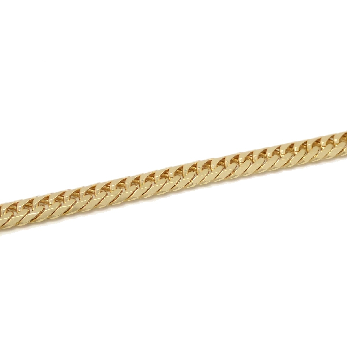 キヘイ ネックレス K18 18金 イエローゴールド 20.3g 40.0cm YG 6面W ダブル 日本造幣局検定マーク入り 20g 前