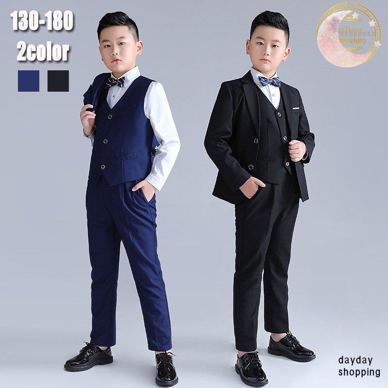 子供服 スーツ 男の子 フォーマル 入学式 上下セット 1/3/4/5点セット ジュニア キッズ 男児 卒園式 入園式 結婚式 発表会 卒業式 喪服 130180cm 大きいサイズその他