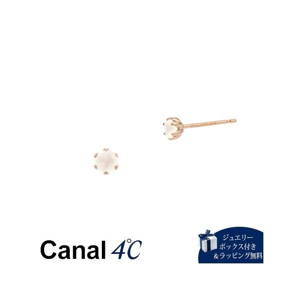 Canal 4℃ アクセサリー K18ピンクゴールド ピアス ムーンストーン