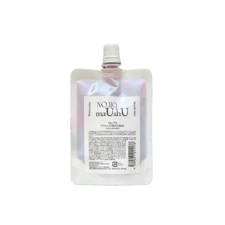 [国内正規品]No.119 maUshU（マウシュ）口腔内ケアミスト 100ml（リフィル） お口の中の御守りミスト Wエクソソーム 最先端 再生化学 口臭 歯周病 ハーブエキス 乳酸菌