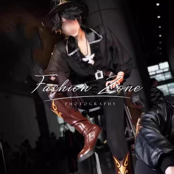 IdentityV 第五人格 風 探鉱者 黒チューリップ コスプレ衣装 ウィッグ 靴 cosplay ハロウィン 演出服 変装