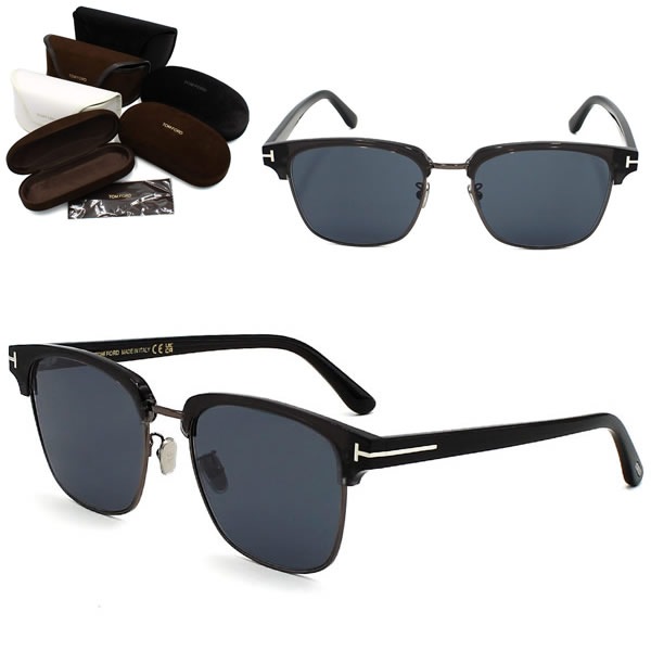 サングラス FT1139-K/S 05A 56 サングラス EYEWEAR アジアンフィット メンズ レディース ユニセックス ブラック グレー