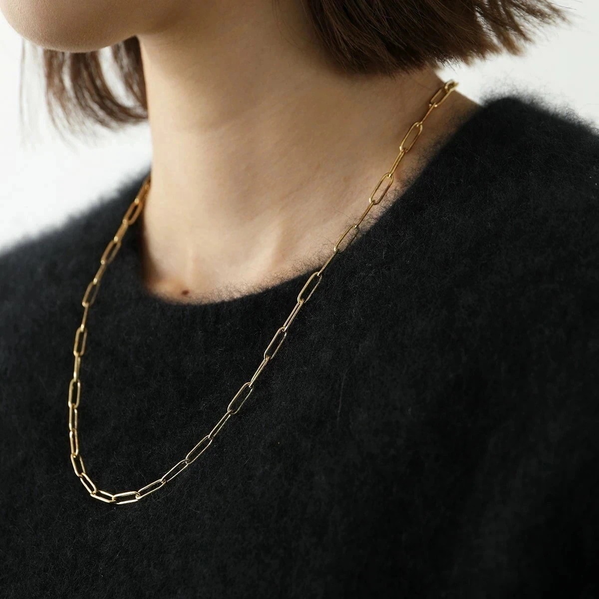 TOMWOOD トムウッド ネックレス Box Chain Gold 20.5inch ボックス チェーン 100072 N01051NA01S925 9K ア
