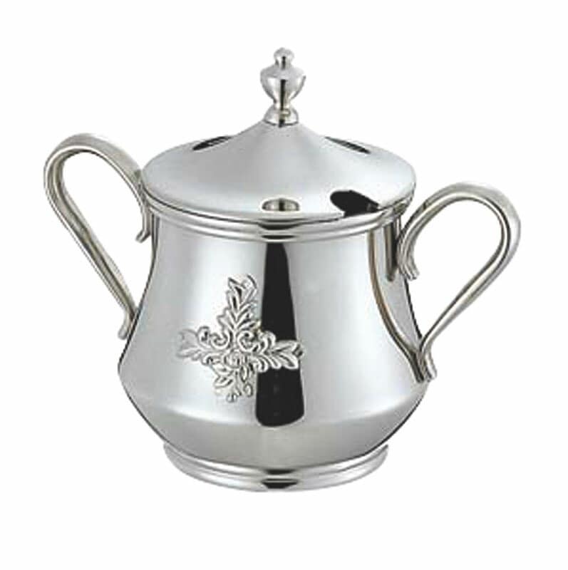 野崎製作所 ES 18-8ダイヤローズシュガーポット 3人用 150cc