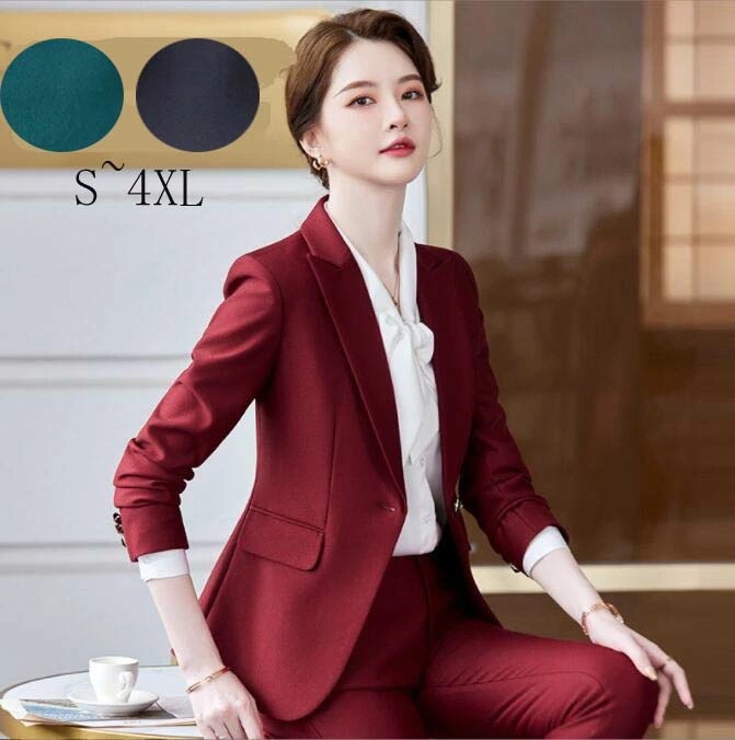 リクルートスーツ 入学式 卒業式 スリム スーツセット パンツスーツ 高品質 レディーススーツ 面接 ボダンスーツ ビジネススーツ 2点セット ジャケット+パンツ セットアップ きれいめ 結婚式 通勤