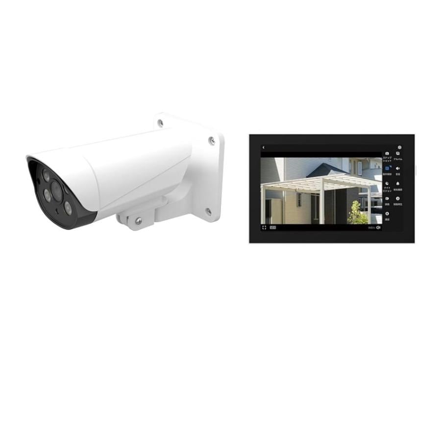 【新品】Panasonic パナソニック モニター付き屋外カメラ VL-CV100K ホワイト