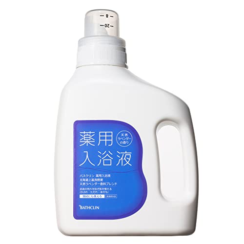 バスクリン 薬用入浴液 生後3ヵ月から使用可 沐浴 介護 保湿 入浴剤 かぶれ 乾燥性 しっしん 湿疹 おむつかぶれ 清拭 1500mL ラベンダーの香り