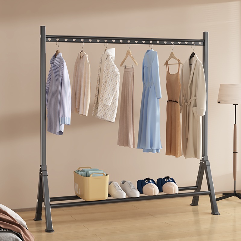 ハンガーラック パイプハンガーラック 洋服ラック ハンガーポール パイプハンガー 洋服掛け おしゃれ メッシュ棚付き スチール製 組立簡単 防サビ 防水 耐腐食性 物干しスタンド コー13 6,863円