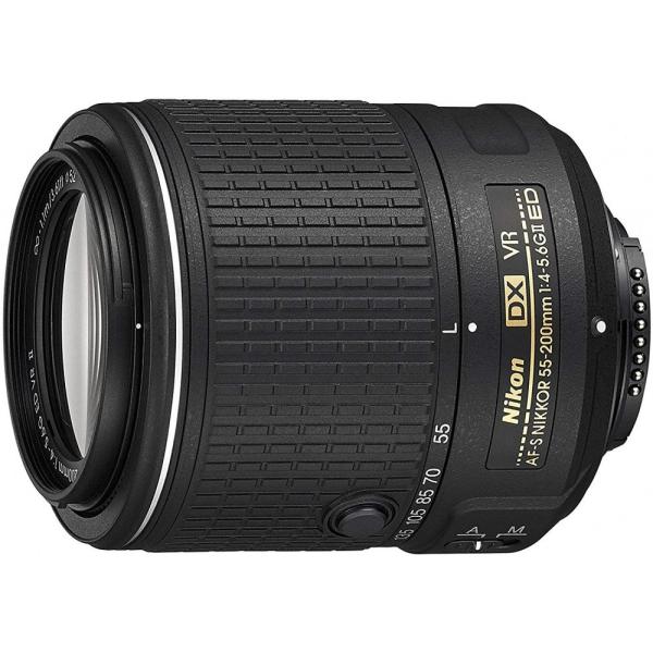 【中古】ニコン Nikon 望遠ズームレンズ AF-S DX NIKKOR 55-200mm f/4-5.6G ED VR II ニコンDXフォーマット用 AFSDXVR55-200G2 プレゼント包