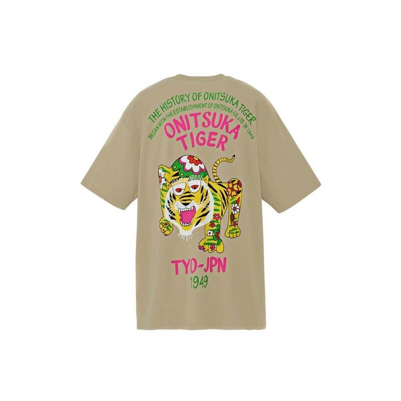 オニツカタイガー オーバーサイズ グラフィックTシャツ 2183B561250 498860