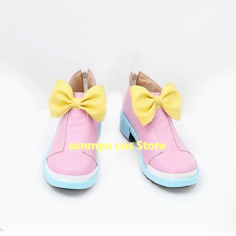 ひろがるスカイ！プリキュア 虹ヶ丘ましろ キュアプリズム コスプレ靴 ブーツ