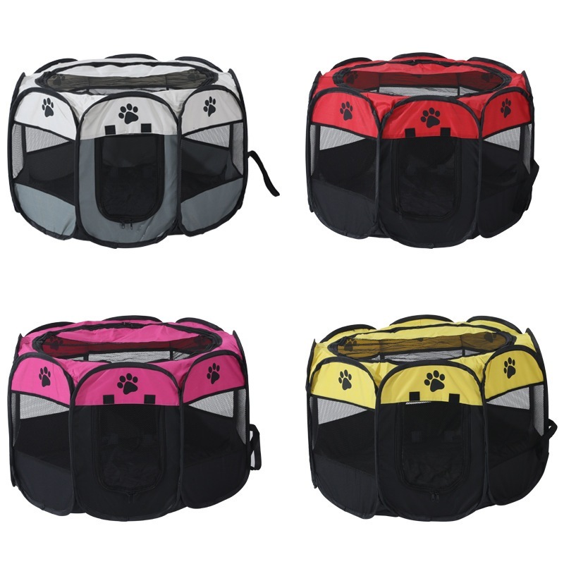 八角形ペットフェンス ペットテント オックスフォード布 傷つきにくい 折りたたみ式 犬ケージ 犬猫 分娩室 犬小屋 猫の巣 5,078円