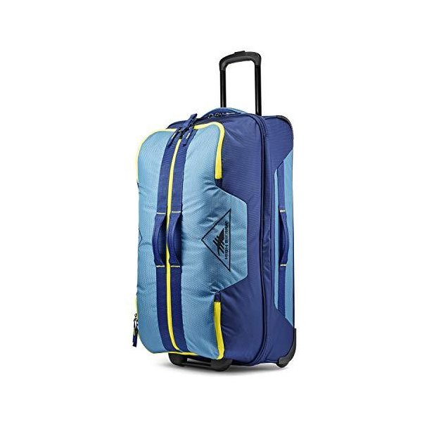 High Sierra Dells Canyon Wheeled Duffel Bag， Graphite Blue/True Navy/Glow， 73L 並行輸入品