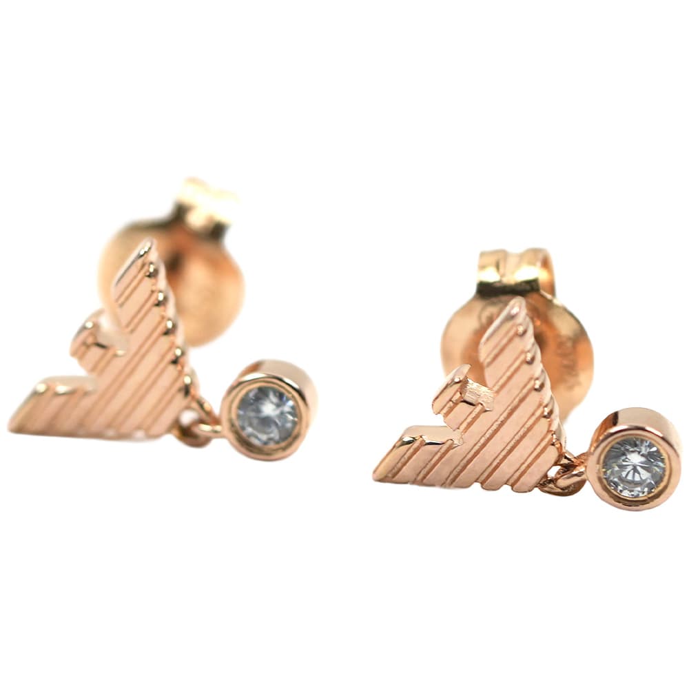 エンポリオアルマーニ ピアス レディース アクセサリー 両耳用 スターリングシルバー 925 ローズゴールドトーン EMPORIO ARMANI EG3582221