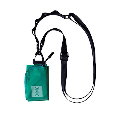 他サイト： ウサゼニーレ ナイロン ミニ財布 三つ折り財布 ユニセックス アウトドア 手ぶら ストラップ BG1-999-BL ブルーグレーの商品画像