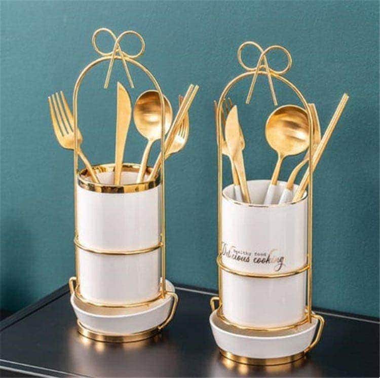 【10点セット】韓国ファッション ライトラグジュアリー セラミック 箸ブ 家庭用 食器 スプーン 収納ボックス28111617170