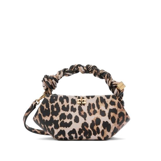 GANNI Women Messenger Bags B2100063 859 BROWN BLACK