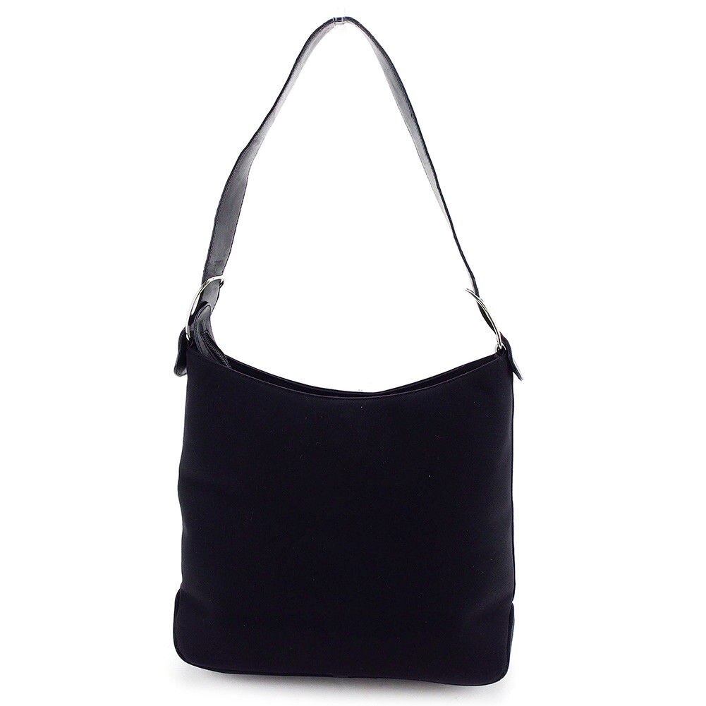 ショルダーバッグ ワンショルダー ブラック シルバー 中古