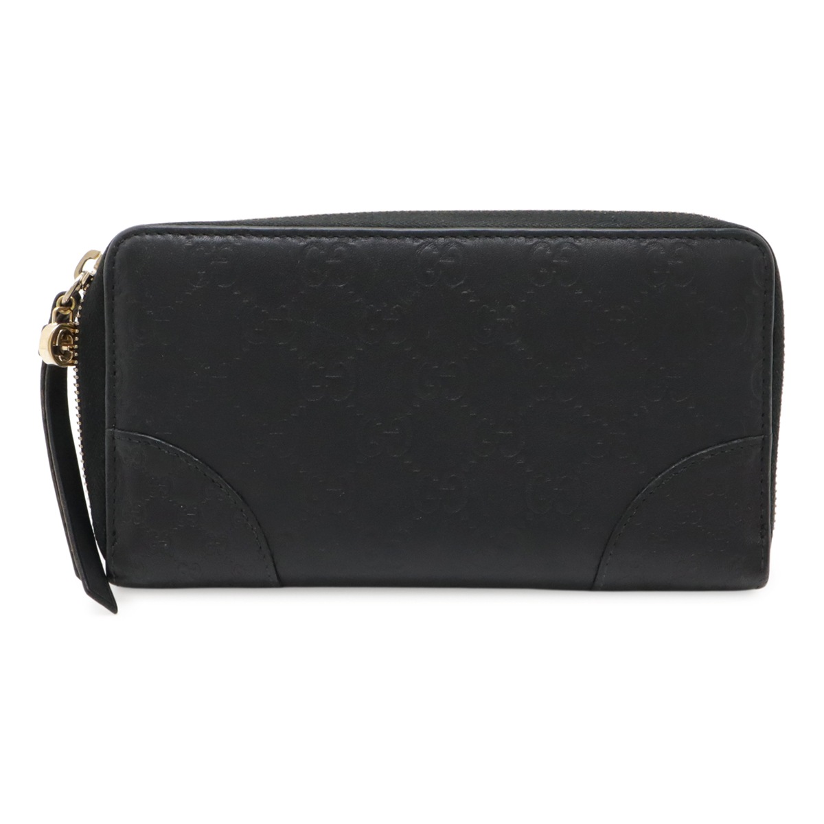 BREE ブリー グッチシマ マイクログッチシマ ラウンドファスナー 長財布 レザー ブラック 黒 ゴールド金具 32339 17,608円