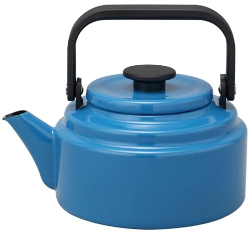 野田琺瑯 電磁調理器対応 アムケトル 2.0Ｌ ブルーAM-20K