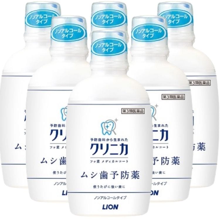 第3類医薬品 6個セット ライオン クリニカ フッ素メディカルコート 250ml ムシ歯予防 5,348円