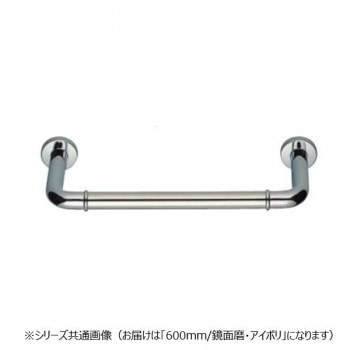 シロクマ　丸棒ニギリバー（60mm） 鏡面/アイボリ NO-700　（H60）600mm