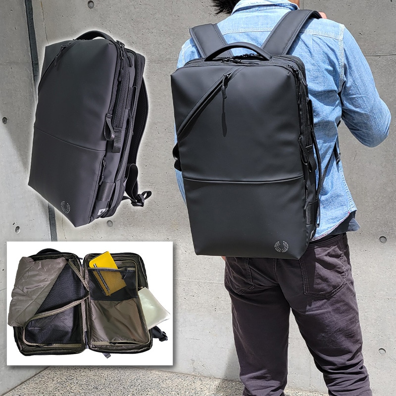 Trabi 2Way トラベル ビジネスバッグ ビジネスリュック リュックサック バックパック B4 19L 26L 拡張 キャリーリュック 通勤 出張 旅行 通勤 仕事