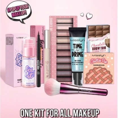 【MissIyn 】 Makeup set for beginners comprehensive cosmetic set 初心者用メイクセット キッズコスメ MI0007-3577