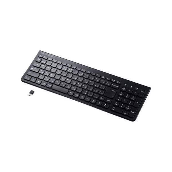 サンワサプライ ワイヤレススリムキーボード ブラック SKB-WL31CBK