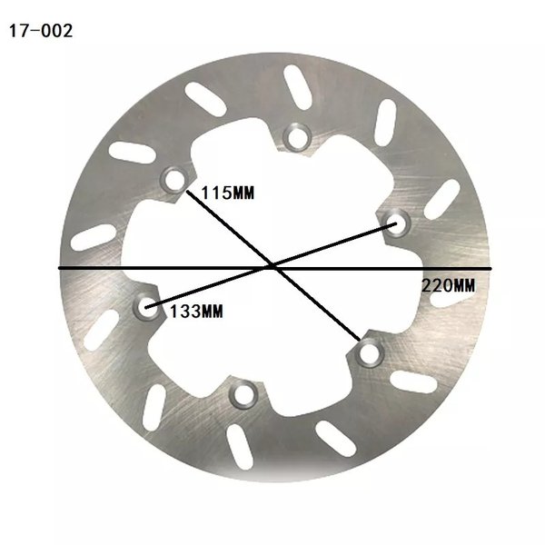 モーターサイクル リア ブレーキディスクローター ヤマハdt125r 9106 dt125x 0506 tdr125 4gw 9396 wr125