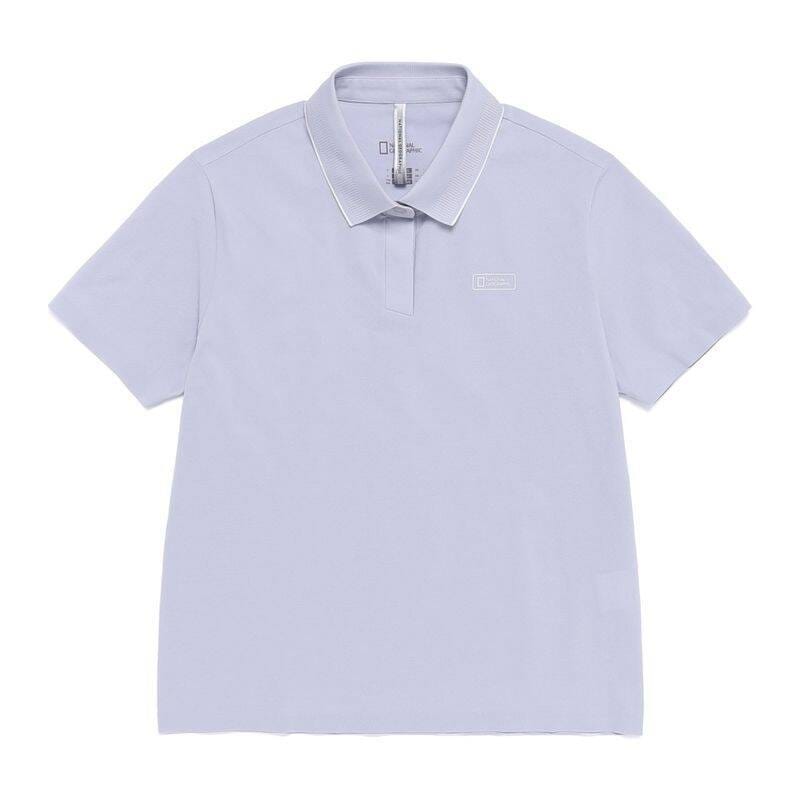 ナショナルジオグラフィック NATIONALGEOGRAPHIC N262WPL240 レディース クラズ セミオーバーフィット 半袖 襟付きTシャツ ICELANDIC BLUE N262WPL24