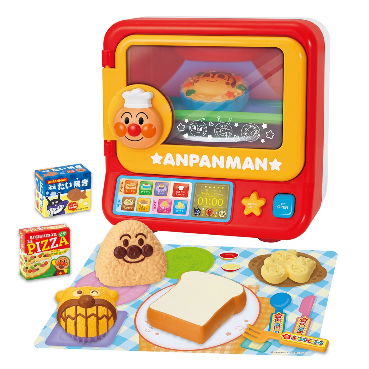 ジョイパレット アンパンマン こんがり焼けたよ！　いろがわりオーブンレンジDX それいけ！　アンパンマン AP コンガリヤケタヨイロガワリオーブンレンジDX