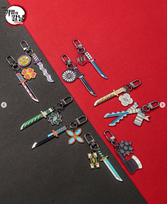 MEGABOX 鬼滅の刃 キーリング10種 セット