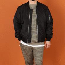 WBS ベーシックジッパーポイント航空ジャンパー