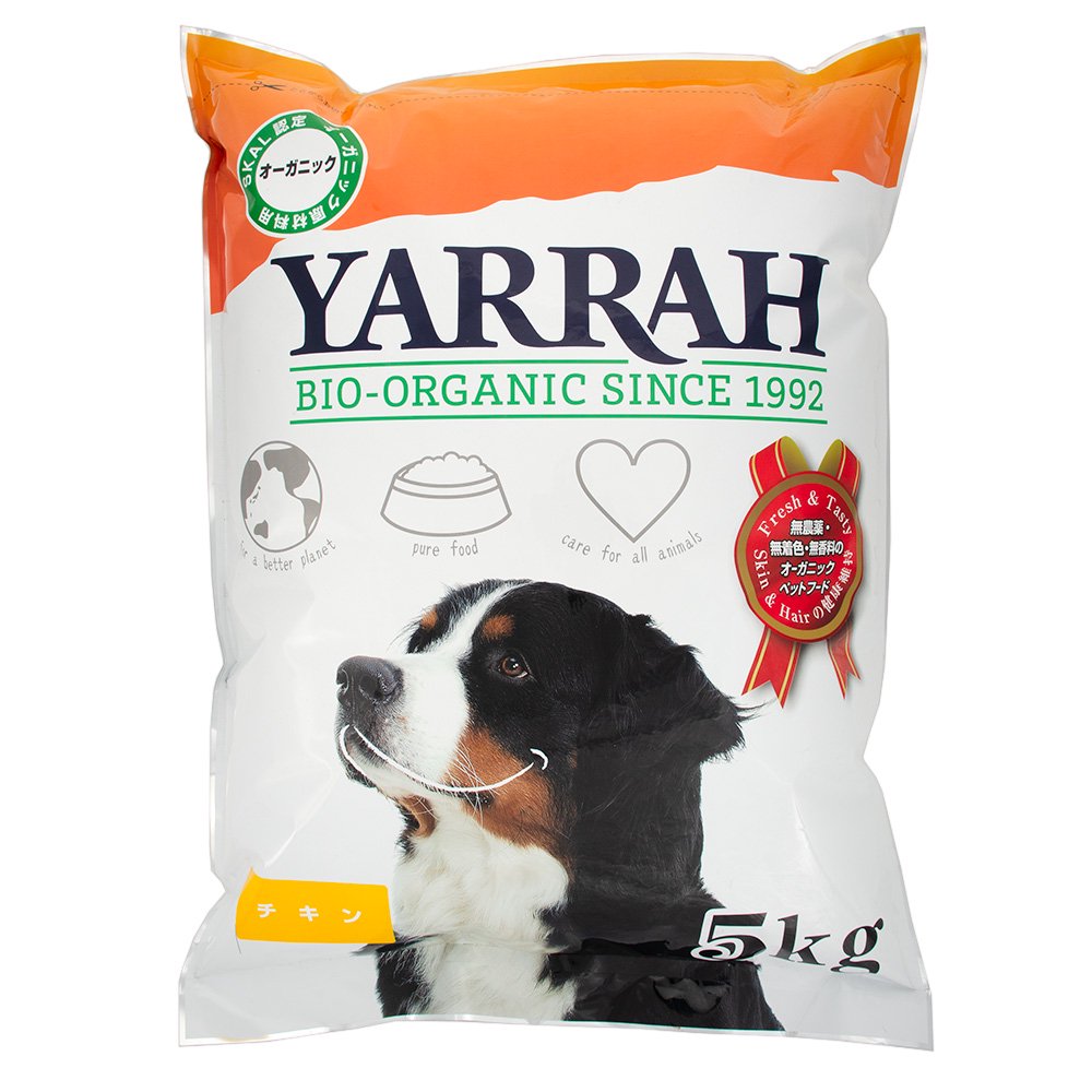 ドッグフード　ＹＡＲＲＡＨ　ヤラー　オーガニックドッグフード　チキン　５ｋｇ　正規品　ＣＲＣ45―05―50―00―00