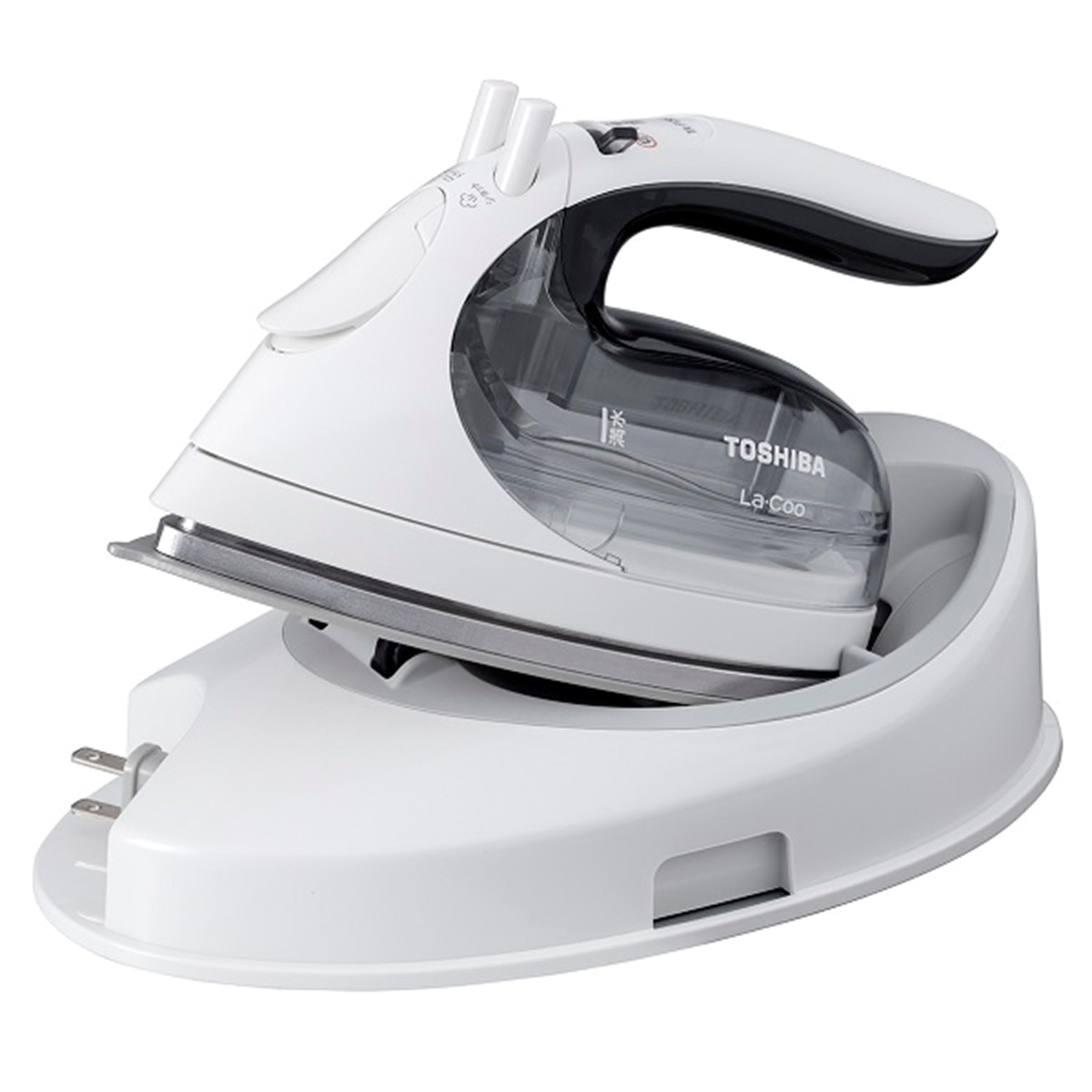 TOSHIBA(東芝) アイロン スチーム 衣類スチーマー コードレス TA-FV560(H) コンパクト