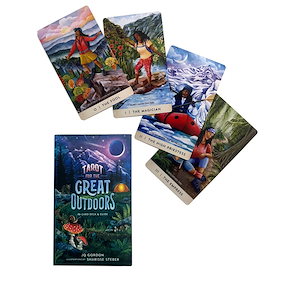 【1点ご購入 で10点プレゼントいたします】12 X 7 cm Tarot for the Great utdoors偉大なるアウトドアタロットバッチ