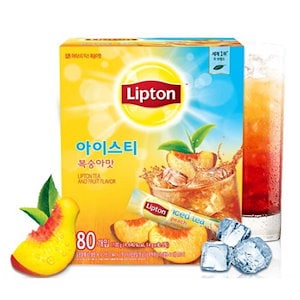 アイスティー 桃味 14g * 80個 ピーチ 大容量 Iced Tea 紅茶 韓国1位アイスティー