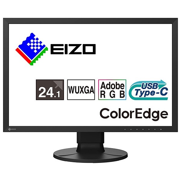 CS2400S-BK 液晶ディスプレイ 24.1型 / 19201200 / USB Type-CHDMIDisplayPort / ブラック / スピーカー:なし