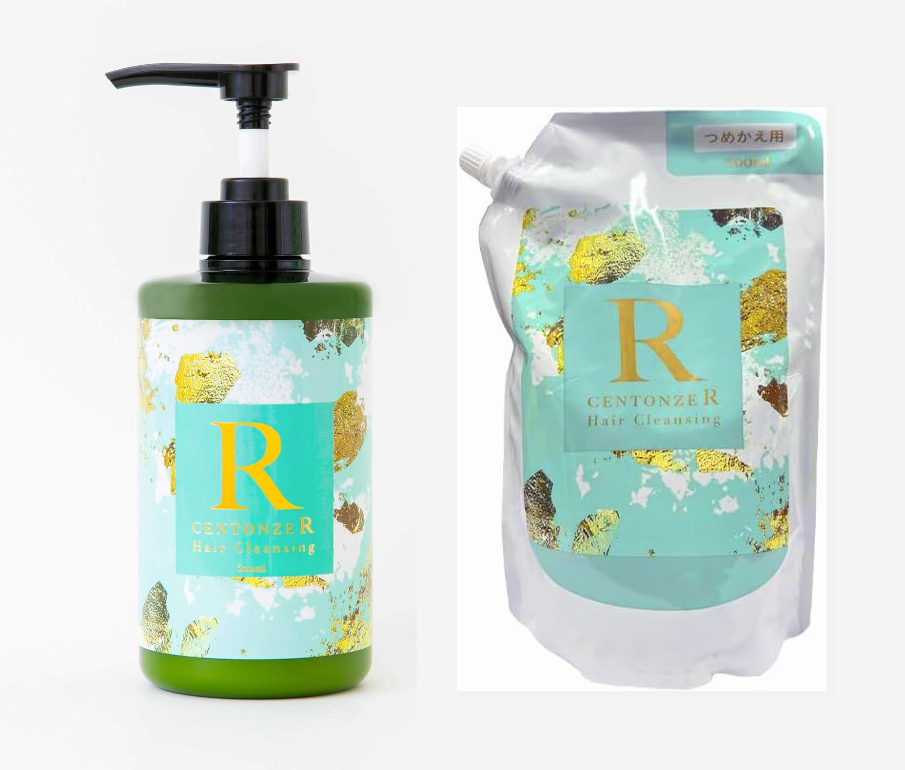 R ヘアクレンジング 500ml & 詰め替え 500ml セット チェントンツェ・アール オールインワン クリーム状 ヘッドスパ ヘアケア