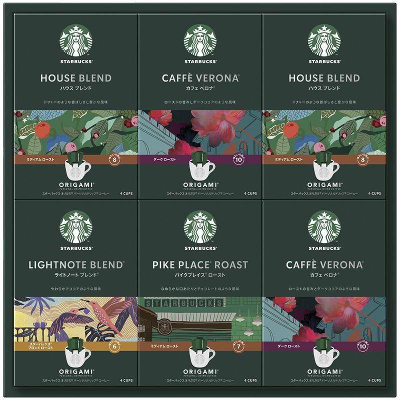 オリガミ パーソナルドリップコーヒーギフト C-F