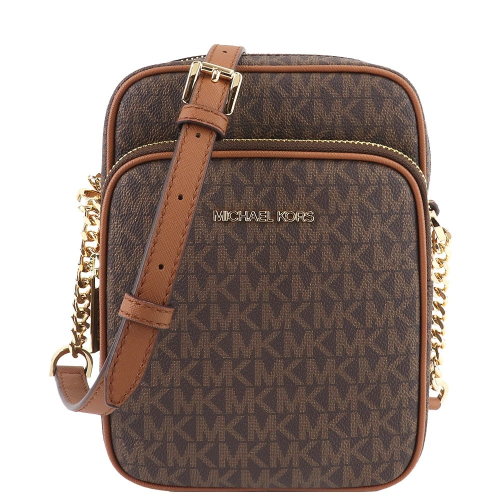 バッグ ショルダーバッグ 35F1GTVC2B BROWN シグネチャー ミニバッグ アウトレット