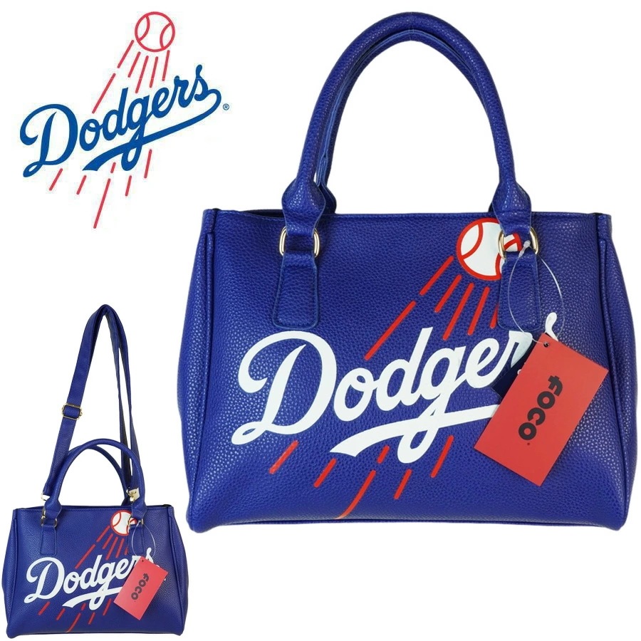 ロサンゼルス ドジャース公式グッズトートバッグ ロゴバック ショルダーバッグ 2ウェイFOCO DODGERS LOGO LEATHER TOTELA DODGERS 12,233円