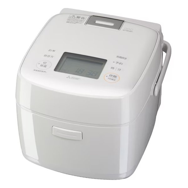 IHジャー炊飯器 炭炊釜/備長炭コート/3.5合炊き/白亜麻 しろあま NJ-SE06H-W