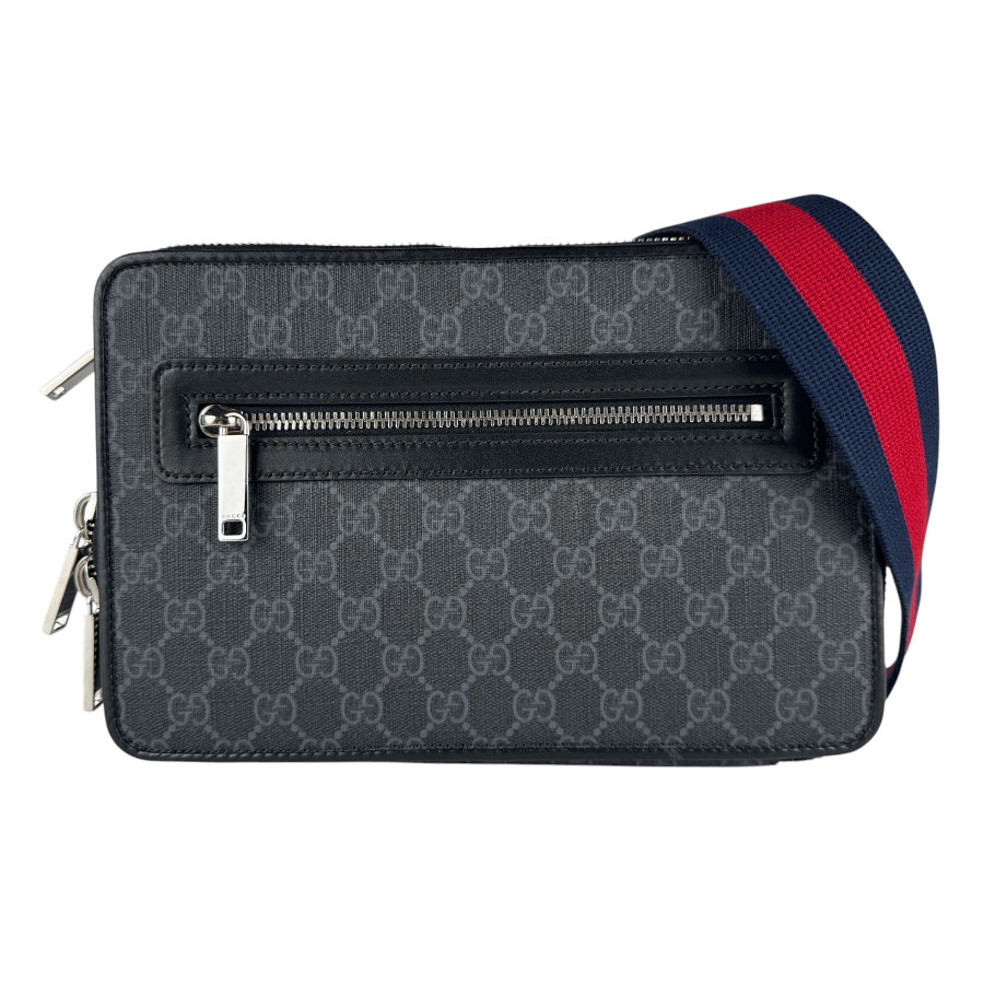 グッチ GUCCI ショルダーバッグ GGスプリームキャンバス ブラック メンズ 822072 z9886