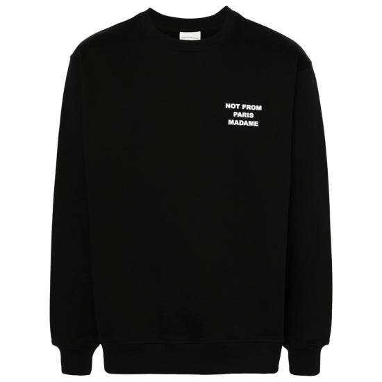 DROLE DE MONSIEUR Men Sweatshirts PERM SW149 CO127 BLACK