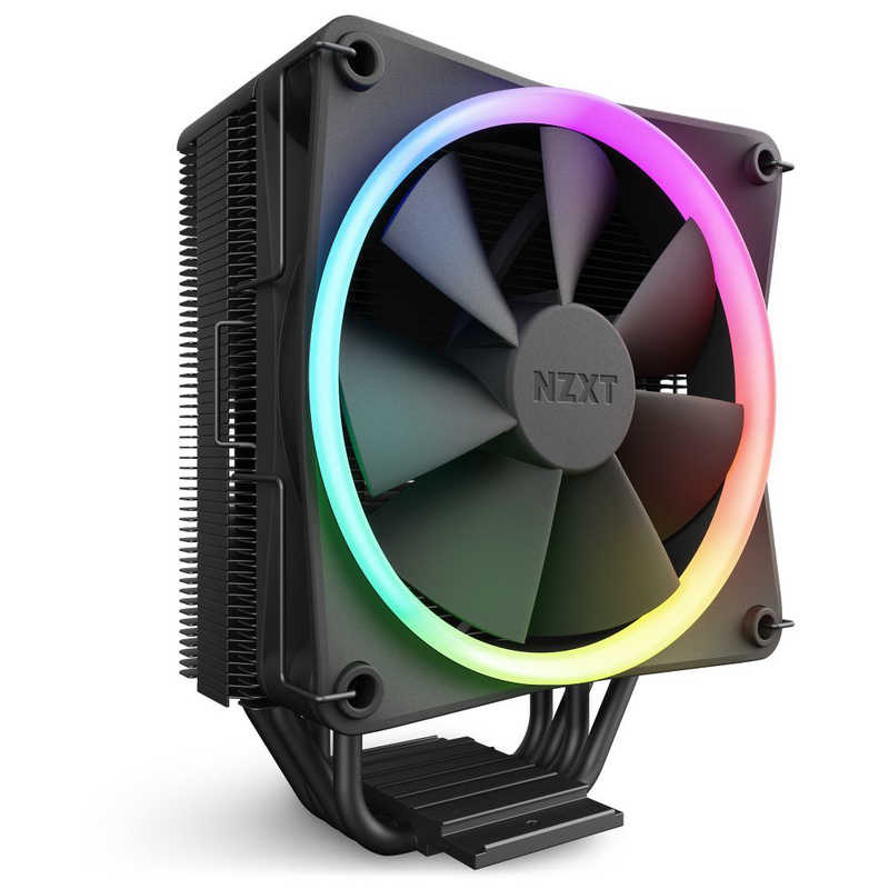 NZXT　CPUクーラー 120mmRGBファン [LGA1700/1200/1155/1151/1150AM4/AM5] T120RGB ブラック ブラック　RC-TR120-B1