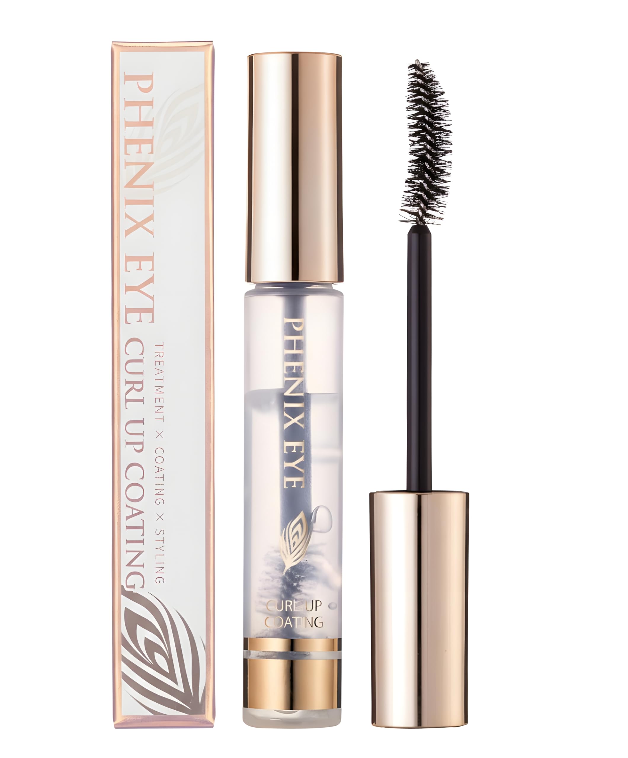 フェニックスアイ カールアップコーティング まつ毛コーティング 強力カールキープ・束感スタイリング まつ毛パーマ/マツエク対応 サロン帰りキープ 8ml